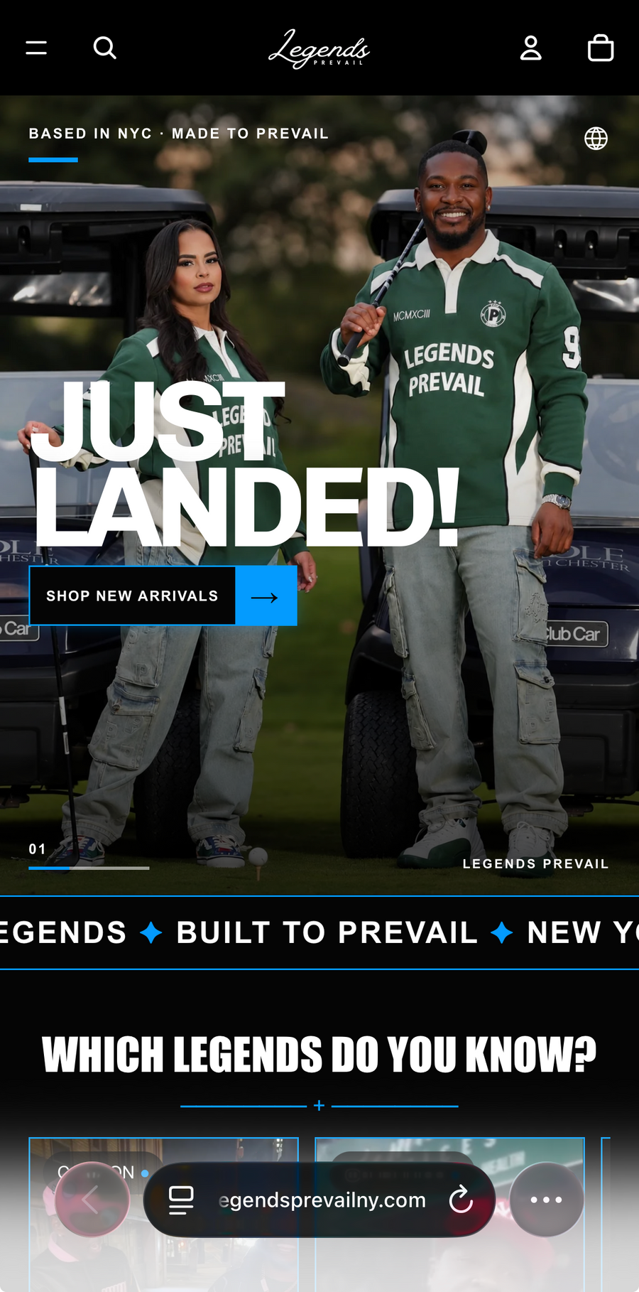 After: LEGENDS PREVAIL NY